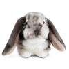 Living Nature Grey Plush Dutch Lop Eared Rabbit Stuffed Animal - 10.2 inches Soft Toy Gift for Kids - Model 5529069