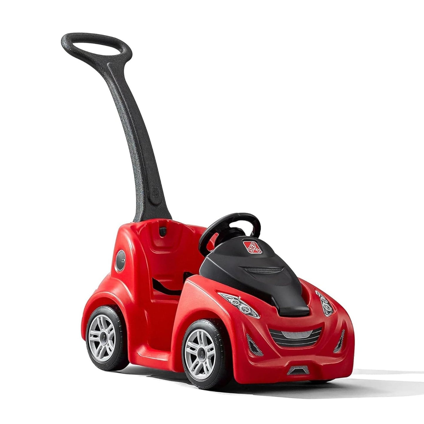 Step2 Push Around Buggy Gt Kids Push Car, Ride On Toy, Stroller Substitute, Includes Seat Belt & Horn, Made Of Durable Plastic, Max Weight 50 Lbs., For Toddlers 1.5-3 Years Old, Red