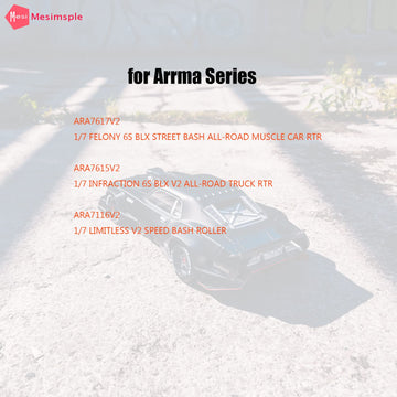 Alloy Steering Servo Mount for Arrma 1/7 Felony Limitless Infraction 6S BLX Servo Mount Upgrade Parts Black