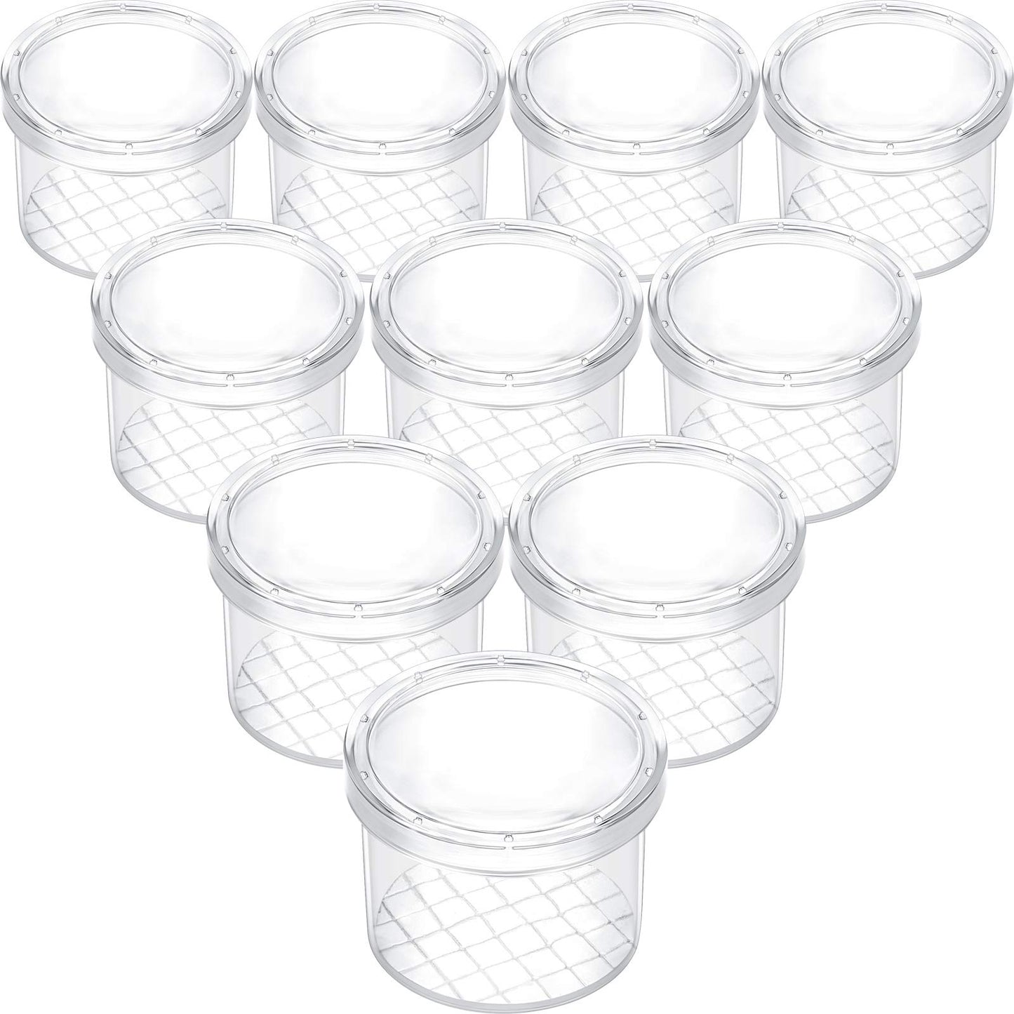 Sumind 30 Pieces Bug Viewer Critter Cage Catcher Magnifying Box Bug Magnifier Container Bug Catcher Cage Magnifying Box Container For Science Nature Exploration Tools