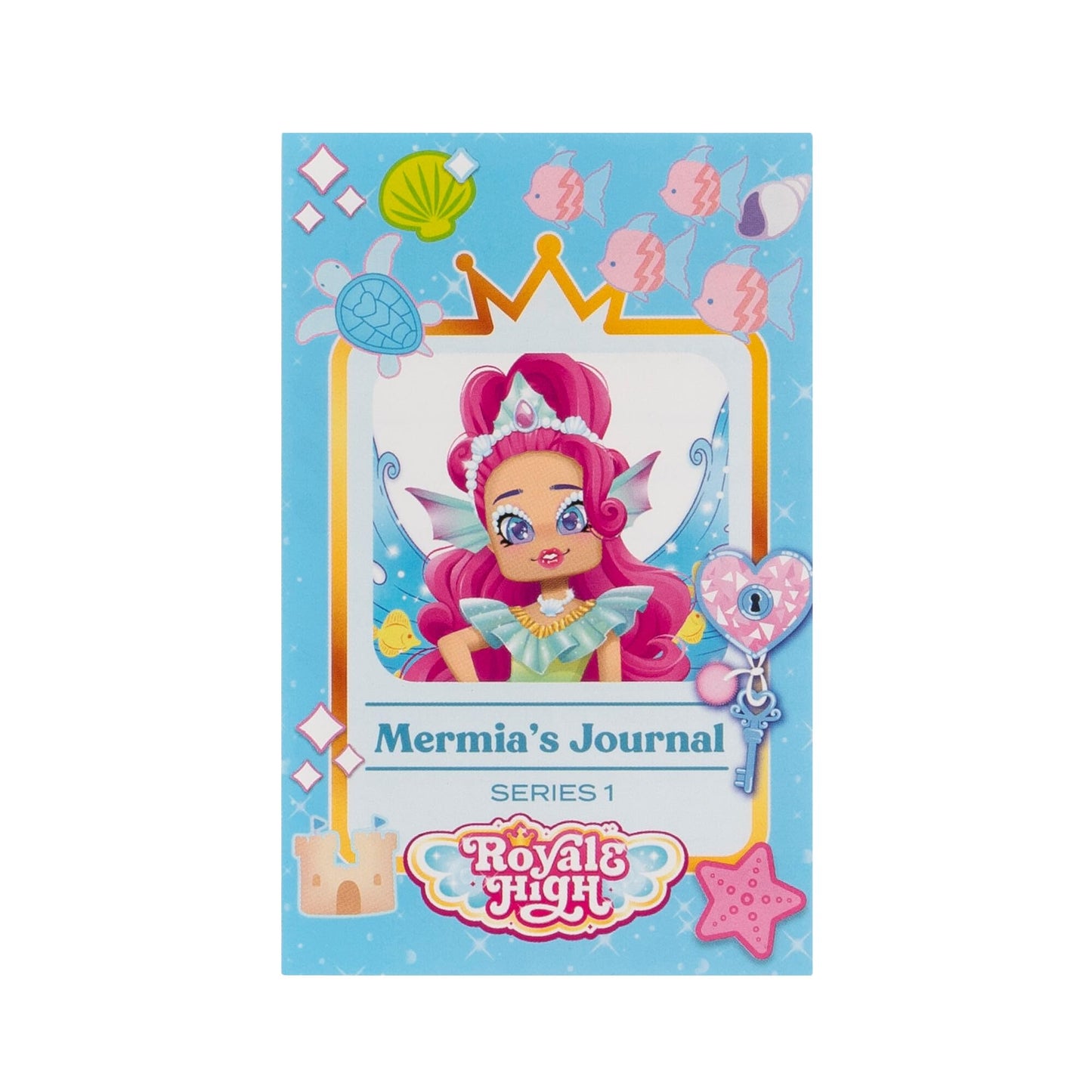 Royale High 9 Fashion Doll - Mermia The Water Fairy, Wave 1, Series 1 - Fairy Journal, Comb, And Virtual Item Code Included -