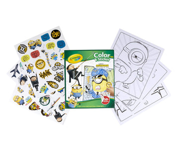 Crayola Minions 2 Color & Sticker Activity, Minions Coloring Book