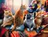Buffalo Games - Tom Wood - Cats And Quilts - 750 Piece Jigsaw Puzzle For Adults -Challenging Puzzle Perfect For Game Nights - Finished Size Is 24.00 X 18.00