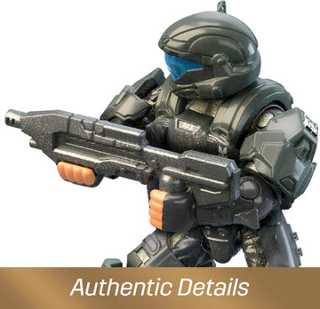 Mega Halo Odst Wombat Overwatch Vehicle Building Toy With 2 Micro Action Figures (129 Pcs) (Hmv51)