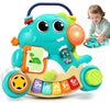 ITSFORU Baby Toys 6-12 Months Dinosaur Music Light Up Baby Piano Toys for 1 Year Old Boy Girl Early Learning Educational Piano Keyboard Infant Toys for 12 18 Months Baby Toy 1 Year Old Boys Girls Gift