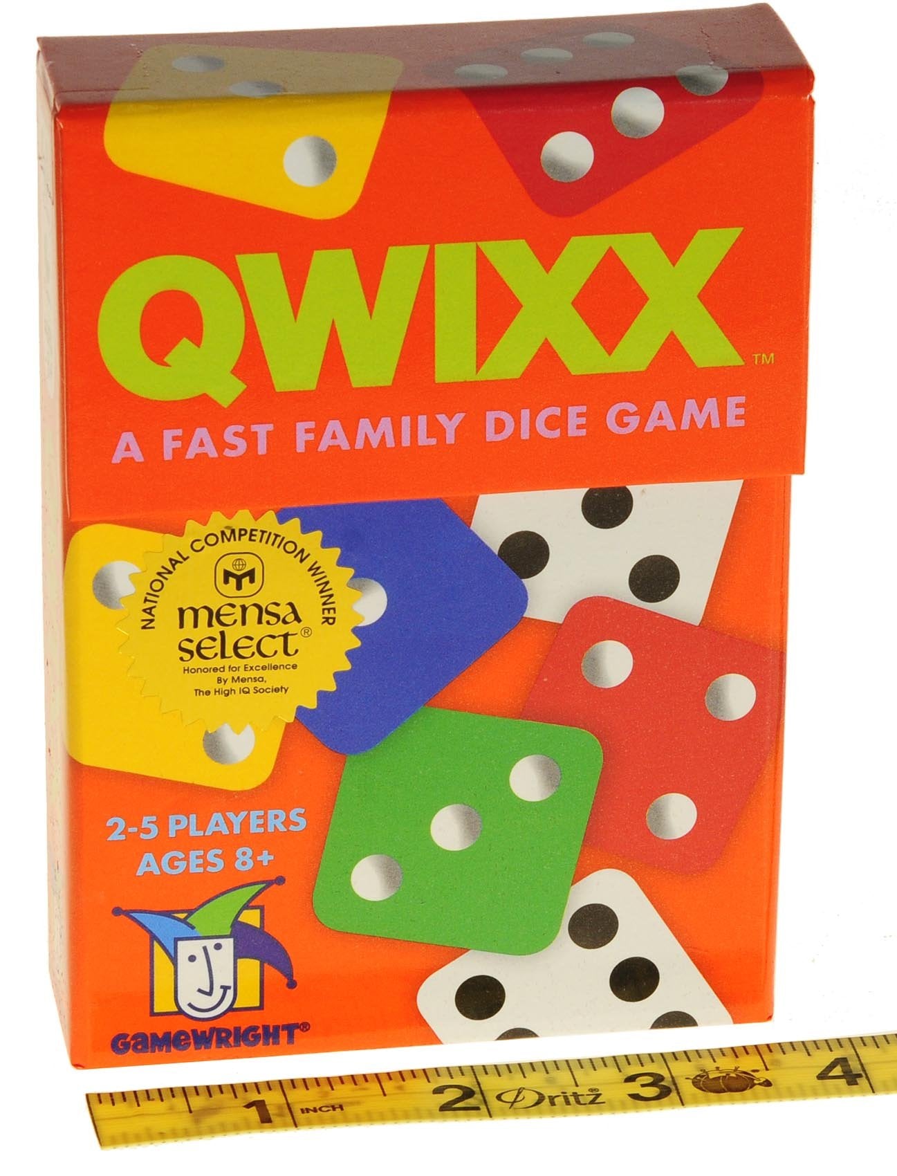 Deluxe Games And Puzzles Qwixx Dice Game, 2 Replacement Scoresheet Packs, Red Velvet Drawstring Pouch, Bundled Items