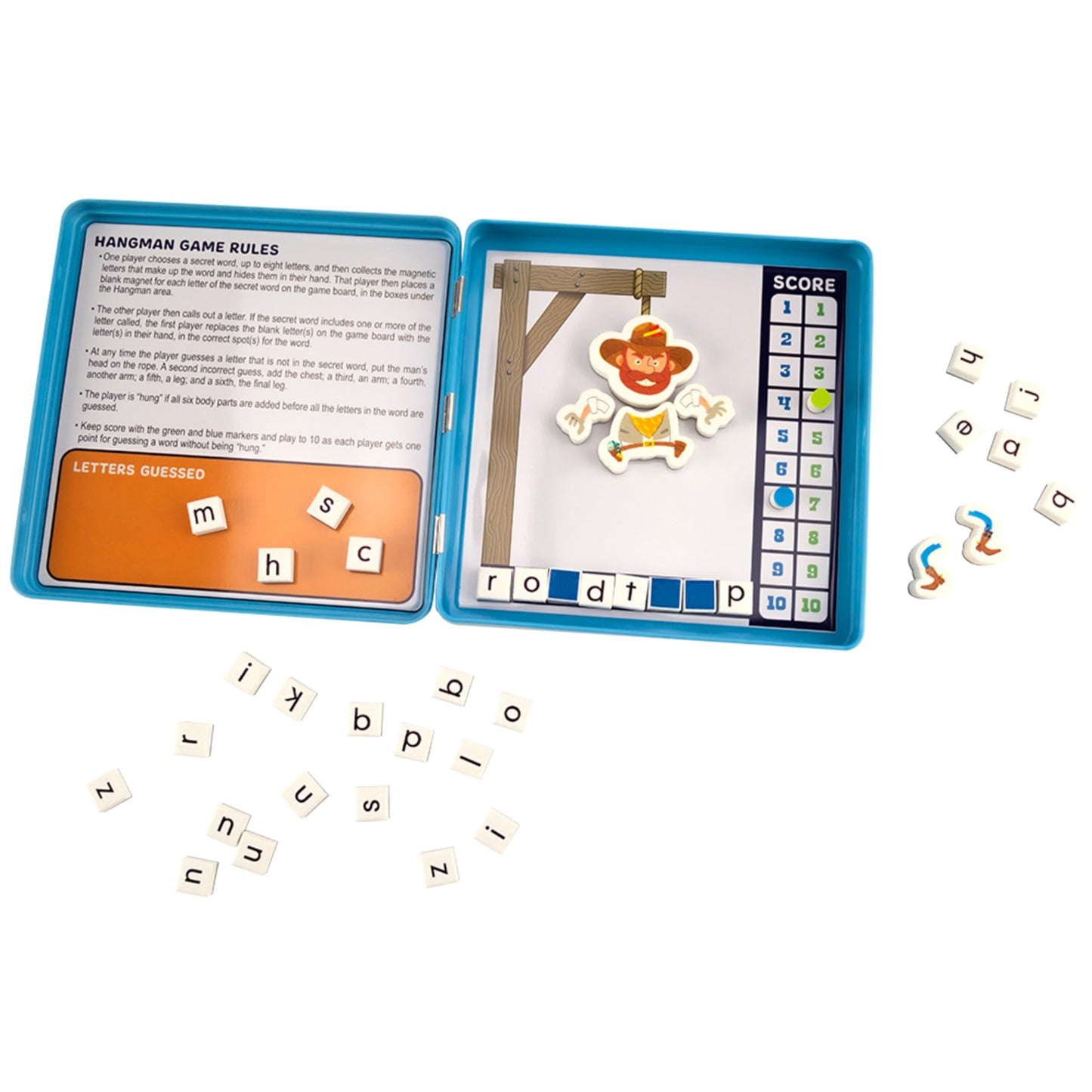 Playmonster Take N Play Anywhere - Hangman - Easy To Use, Hard To Lose - Fun On The Go Travel Game - For Ages 5+