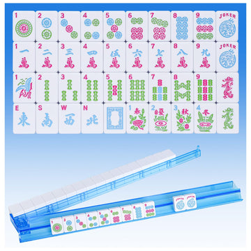 Jongyance American Mahjong Tile Set(Tiles Only, Racks Not Included), 166 Pieces Of 1.2 Engraved Mahjong Tiles