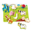 B. Toys- Peek & Explore - Farm Animals- Wooden Puzzle – Chunky Puzzle For Toddlers, Kids – Farm Animal Puzzle – Cow, Sheep, Pig & More – 2 Years +