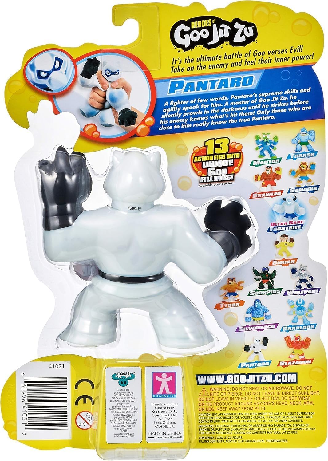 Letunis Heroes of Goo JIT Zu Pantaro The Panther Stretch Figure - Super Mushy Fun for Kids