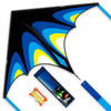 SGftre Blue Large Delta Kites for Kids Ages 8-12 Easy to Fly Kite for mature-themed and Kids Outdoor Sports Kites Beach Kite Family Outdoor Toy (Spacecraft Lightweight-Blue)