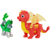 Paw Patrol Rescue Knights Rocky and Dragon Flame Action Figures Set Kids Toys for Ages 3 and up