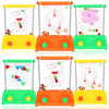 Sumind 6 Pieces Handheld Water Game Miniature Aqua With Fish Basketball Ring Toss Handheld Toys New Year Fun Gifts Travel Games For Kids & Adults(Chic Style)