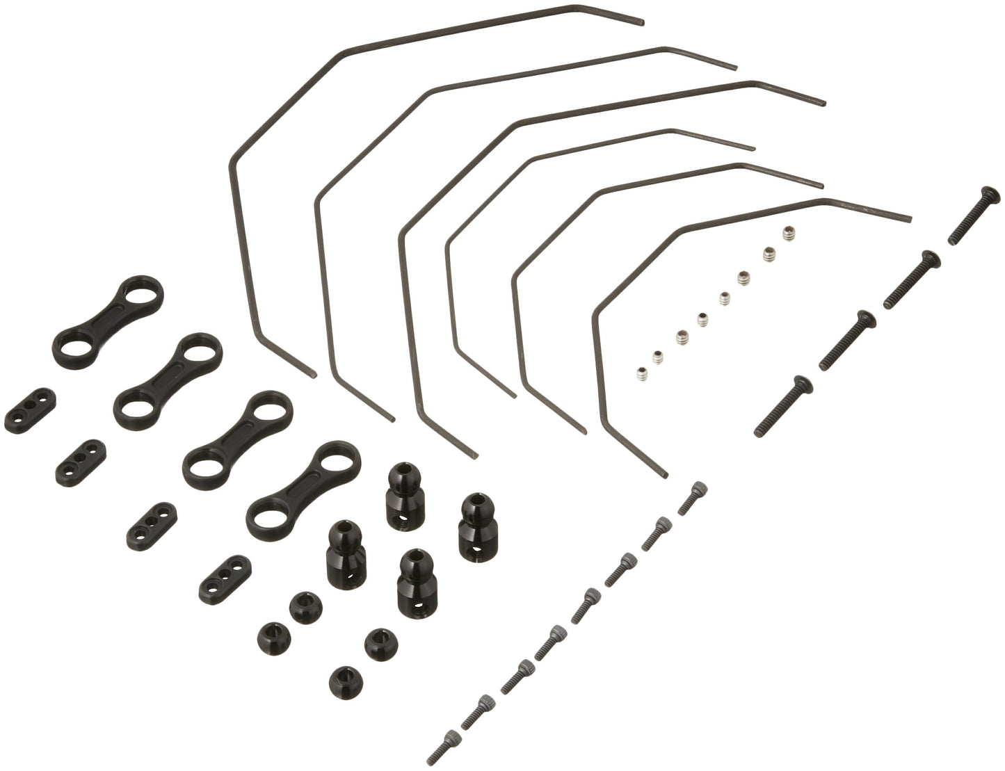 Losi Front/Rear Sway Bar Kit 10-T LOSB2222 Gas Car/Truck Replacement Parts