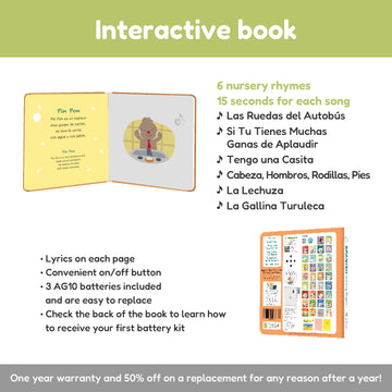 Cali'S Books Spanish Book For Toddlers 1-3 | Spanish 1 | Spanish Learning For Kids | Spanish Baby Book | Libro En Espa