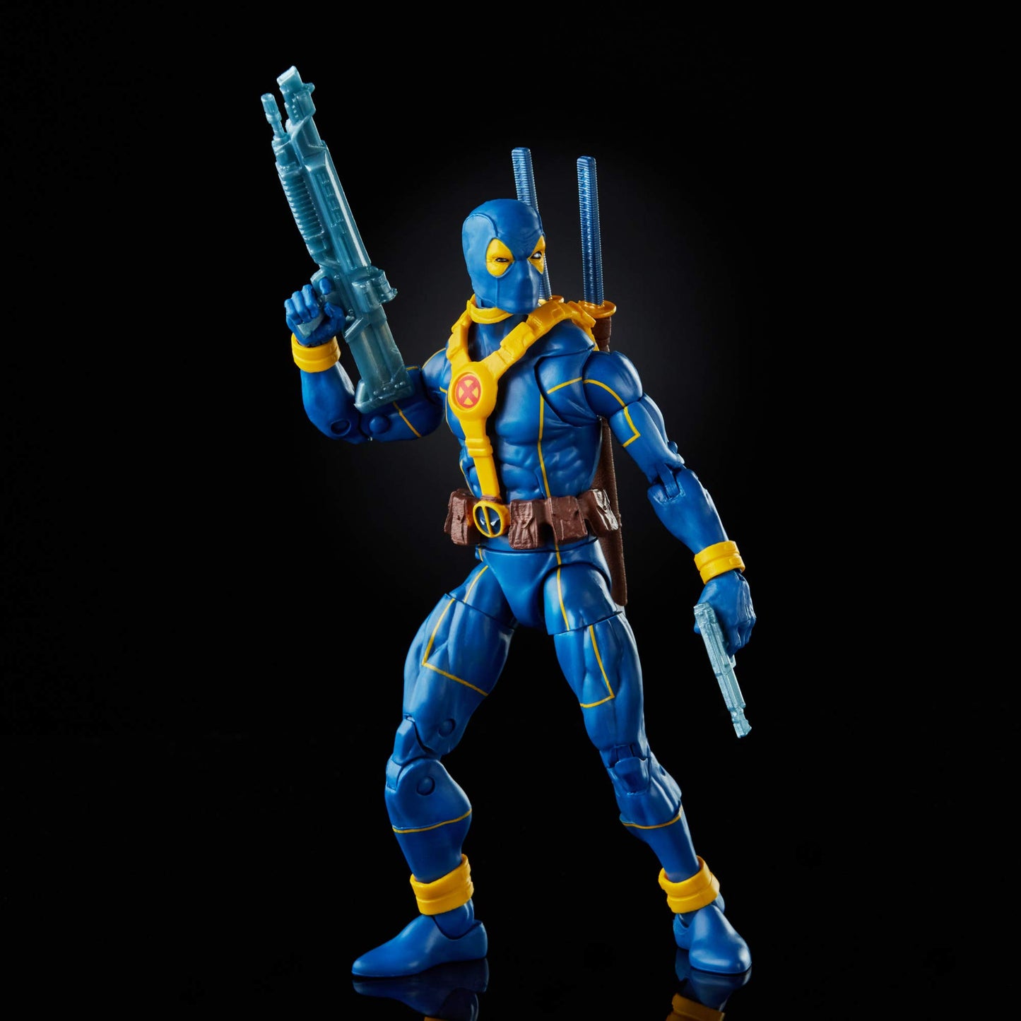Marvel Hasbro Legends Series Deadpool Collection 6-inch Deadpool Action Figure Toy enhanced Design and 4 Accessories Blue