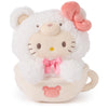 GUND Sanrio Official Hello Kitty Caf Latte Teddy Bear Plush, Collectible Plush Toy, Stuffed Animal for Ages 1 and Up, White, 6