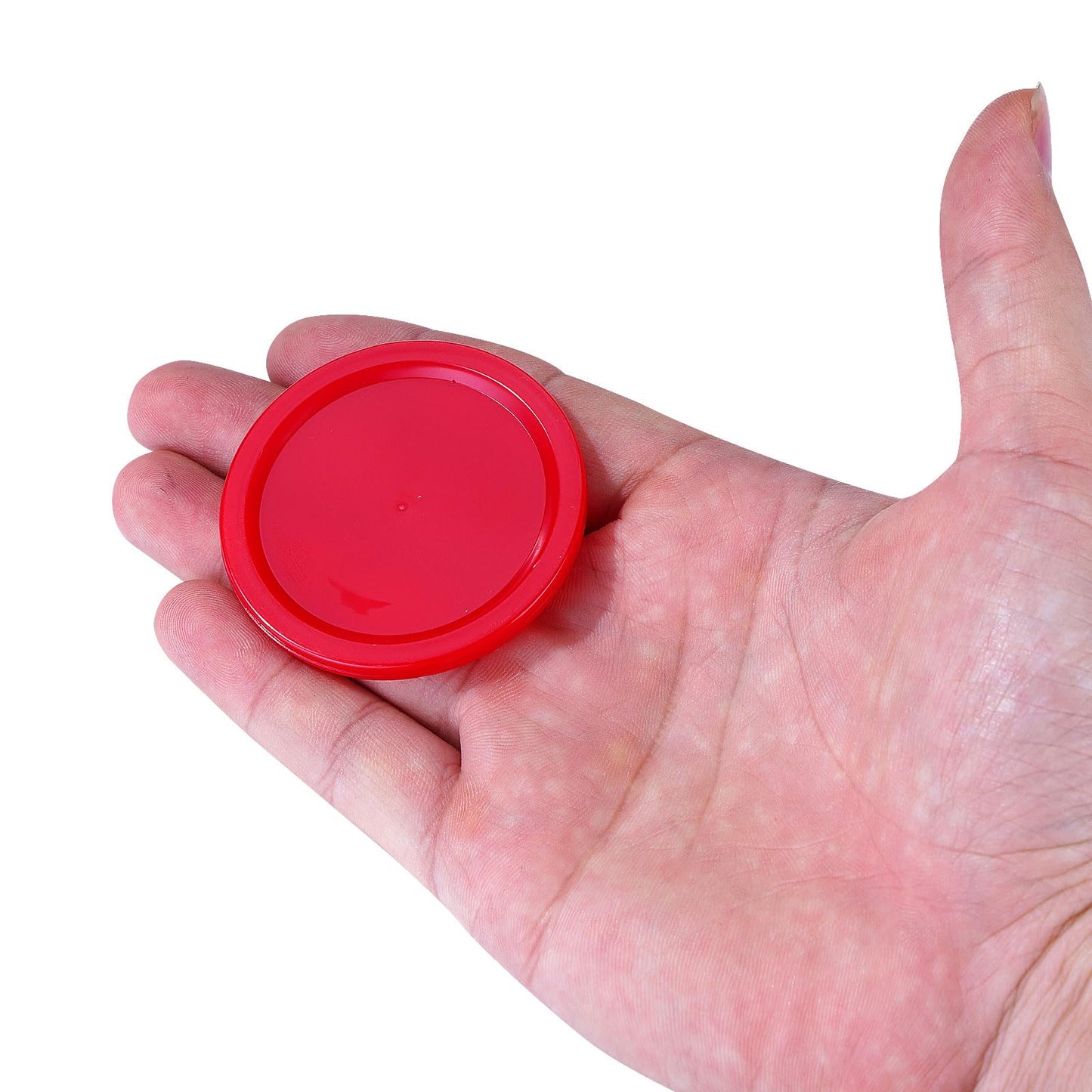 Glamorway Pack Of 5 Red 2-Inch Mini Air Hockey Table Pucks (2.5-Inch)