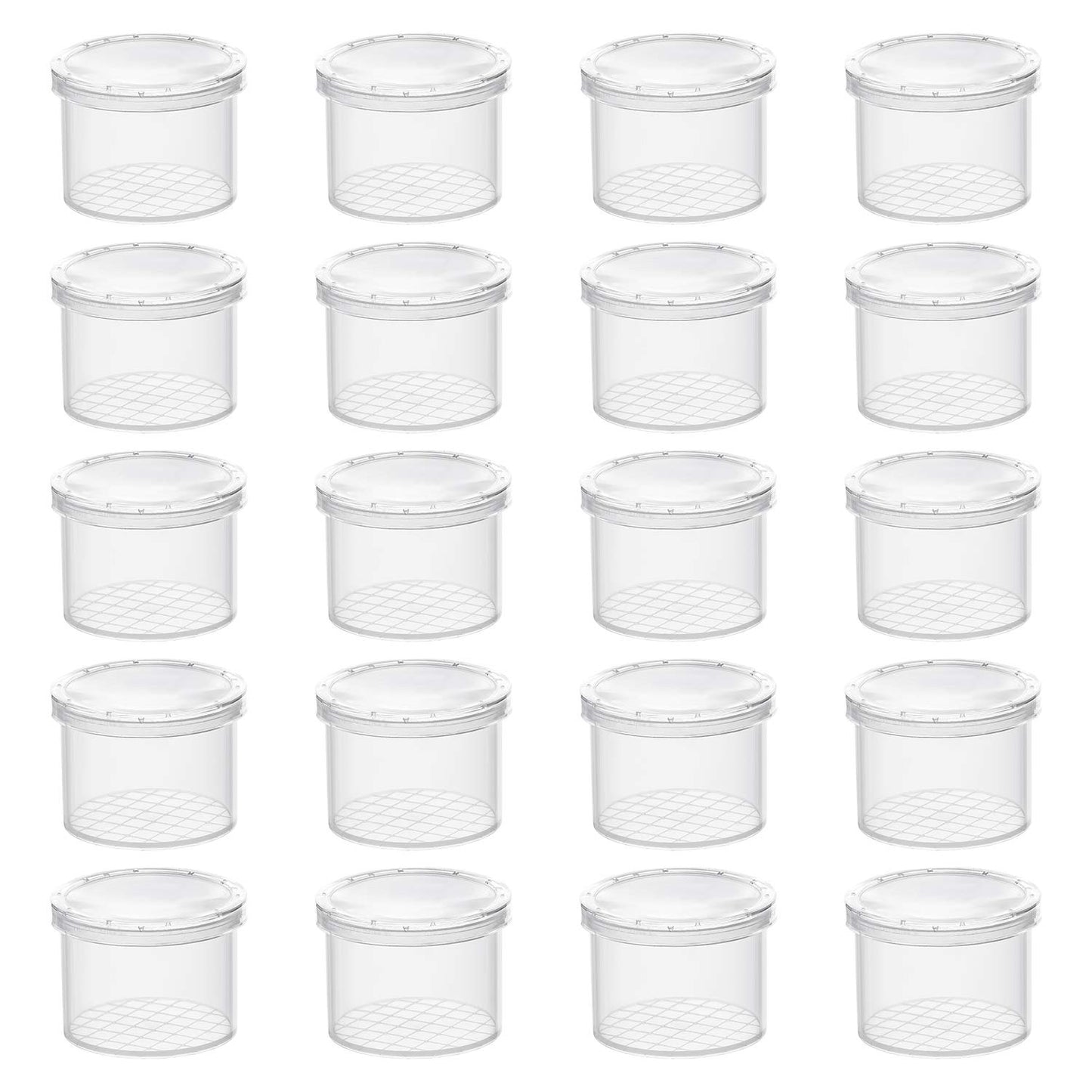 Coopay 20 Pieces Bug Viewer Critter Insect Cage Magnifying Insect Box Bug Magnifier Container Bug Catcher Cage, Science Nature Exploration Tools