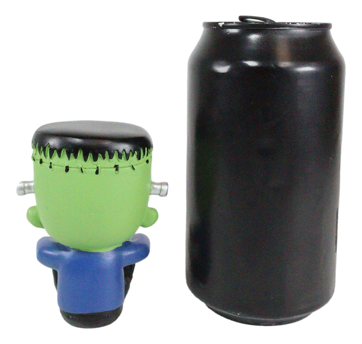 Ebros Frankie The Frankenstein Furrybones Figurine Small 3 Inch Tall Furry Bones Skeleton Monster Decor Statue As Halloween Gothic Fun Zombie Furry Bones Collectible