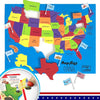 Imagimake Mapology United States Flash Card Puzzle With Flags, Country- Capitals | Educational Toys For Kids Ages 5-8 | Learn Geography Puzzles For Kids Ages 8-10 | Christmas Gift For Boys & Girls