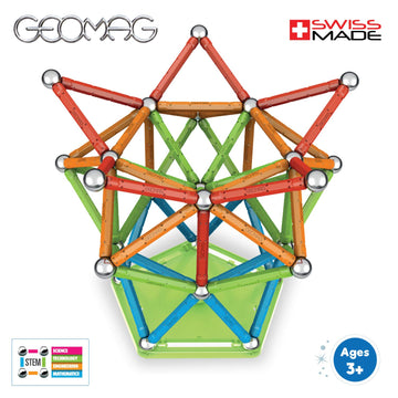 Geomag Magnetic Sticks And Balls Building Set | Magnet Toys For Stem, Creative, Educational Construction Play | Swiss-Made Innov
