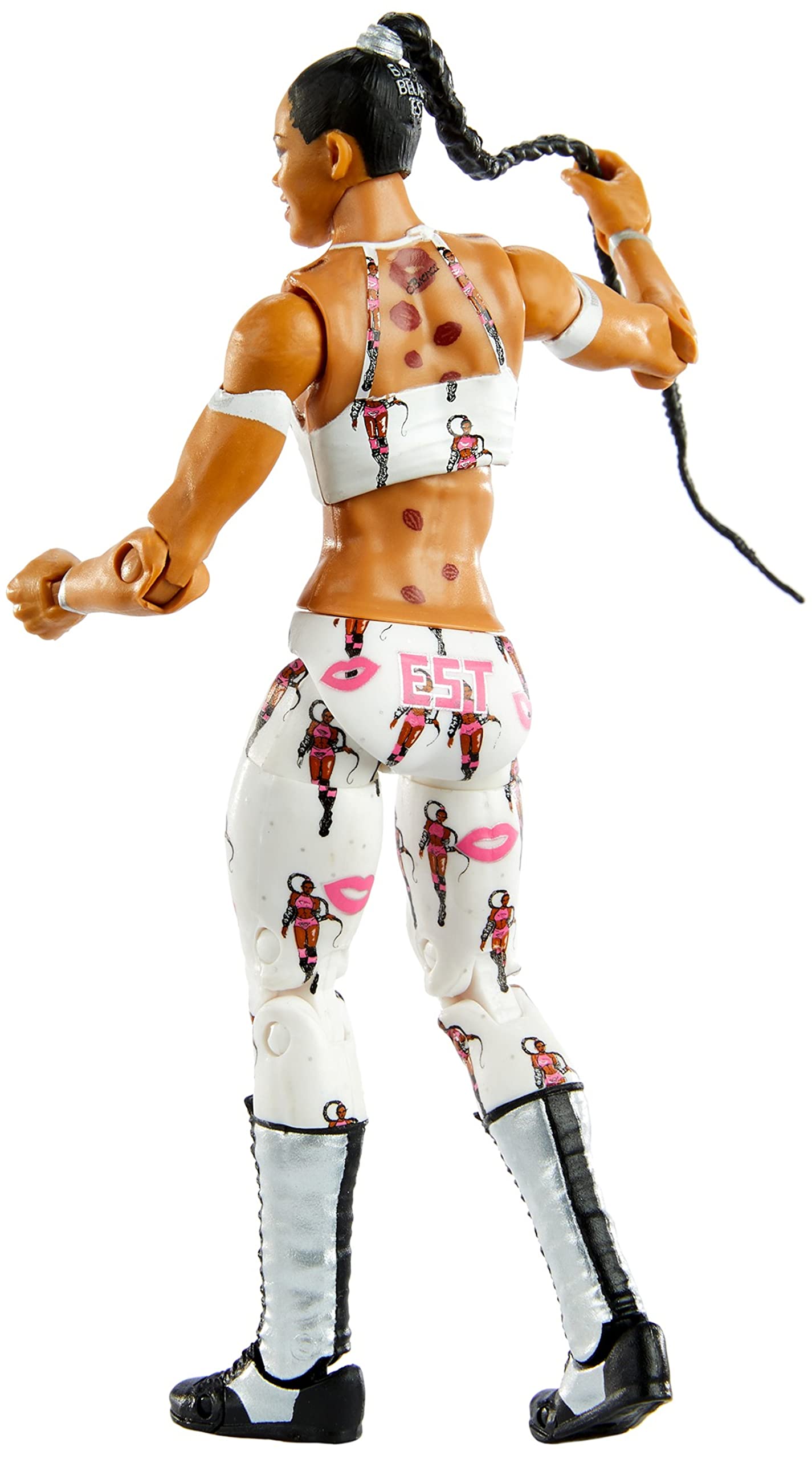 WWE Bianca Bel Air Elite Action Figure 6" Posable Collectible - Multicolor, Model GVB38, Ideal Gift for Fans Ages 8 and Up