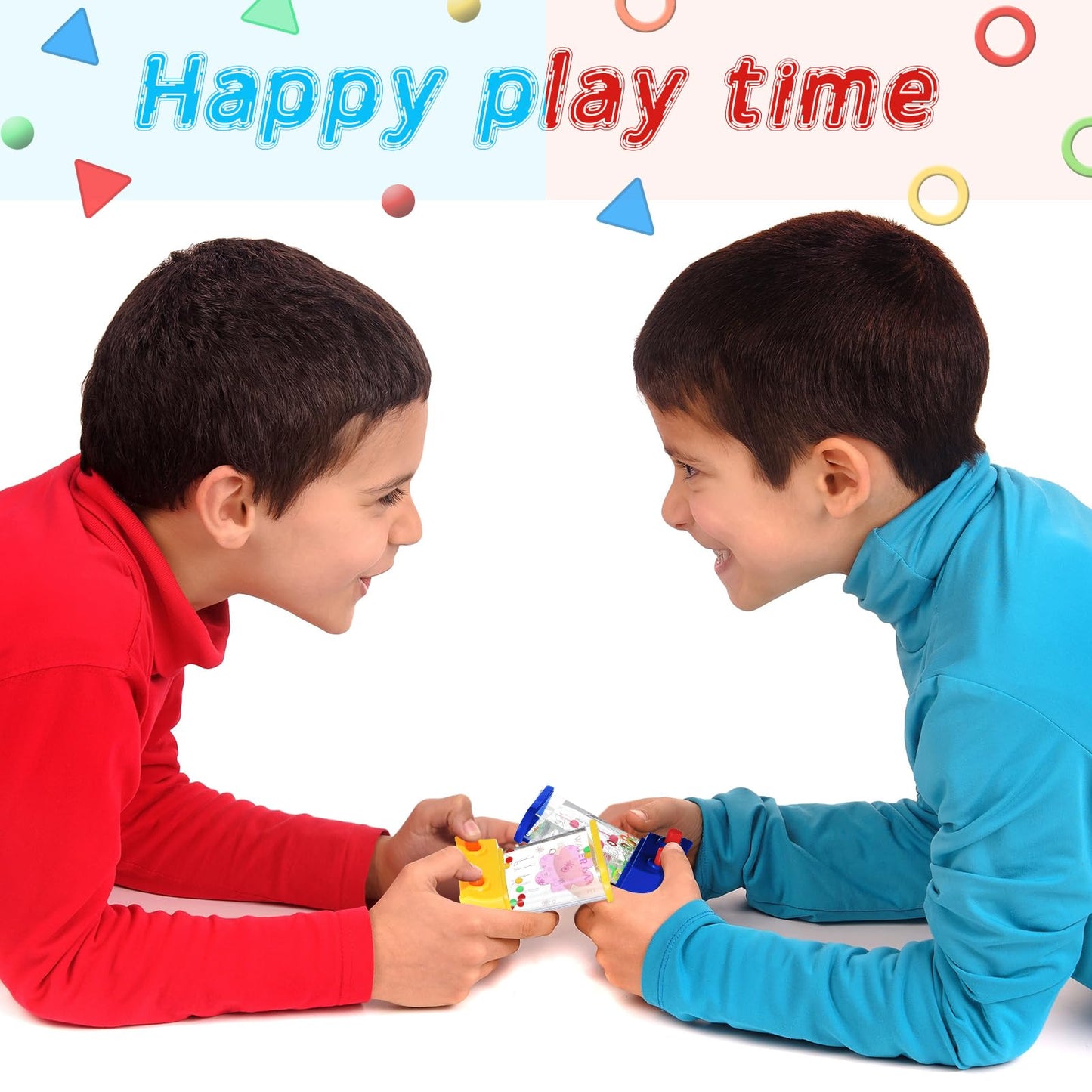 Gejoy 4 Pieces Water Games Handheld Valentines Day Gifts For Kids Mini Waterful Ring Toss Retro Pastime Toys Car Games Birthday Party Favor For Classroom Kids Adults Gifts(Modern Style)
