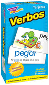 Trend Enterprises: Verbos (Spanish Action Words) Skill Drill Flash Cards, Grow Spanish Fluently, Illustraions With Words & Sample Sentence, 94 Cards Included, For Ages 6 And Up