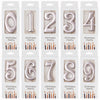 PHD CAKE 10-Count 0-9 Rose Gold Number Birthday Candles, Number One Birthday, Rose Gold Number Candles, Party Celebration, Baby