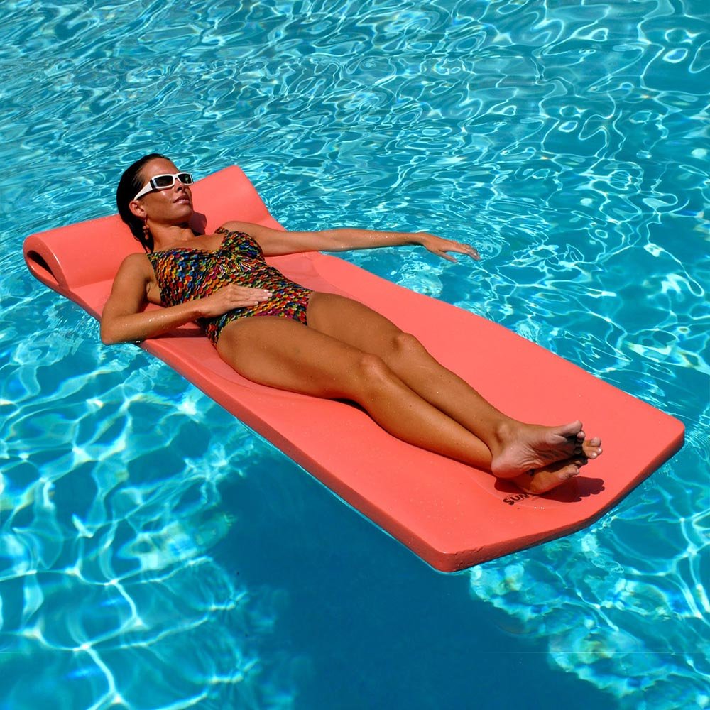 Pool Mate X-Large Foam Pool Float, Coral
