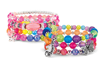 Shimmer 'N Sparkle Charm & Bead Bracelet Maker By Cra-Z-Art - Diy Beaded Charm Friendship Bracelet Making Kit