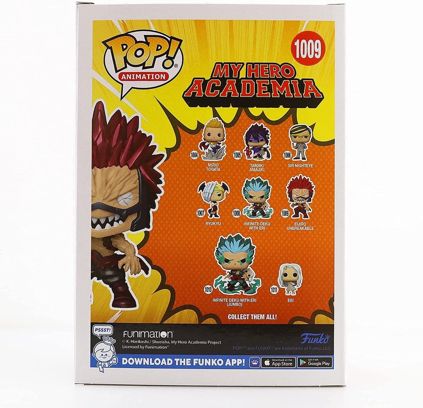 Pop! My Hero Academia 1009 - Eijiro Unbreakable Metallic Special Edition