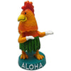 Hawaiian Hula Chicken Mini Dashboard Doll