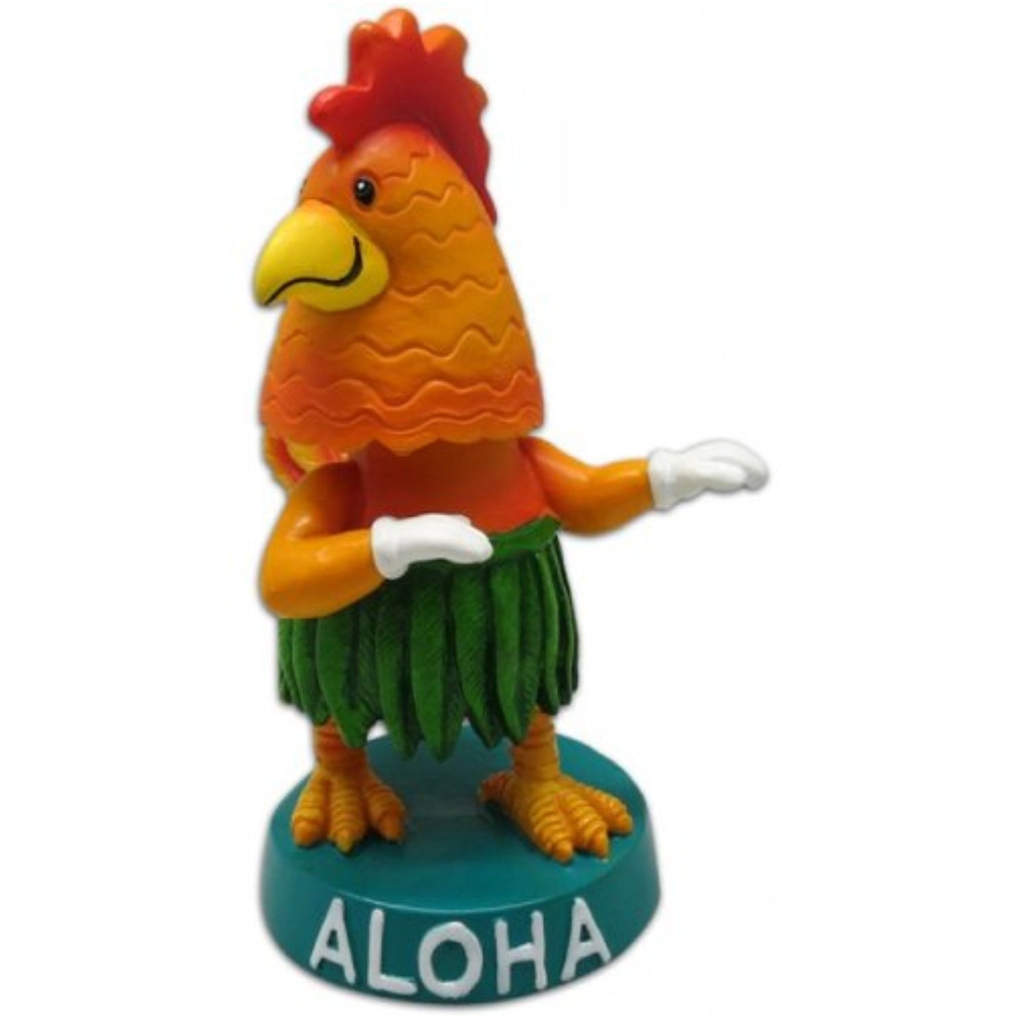 Hawaiian Hula Chicken Mini Dashboard Doll