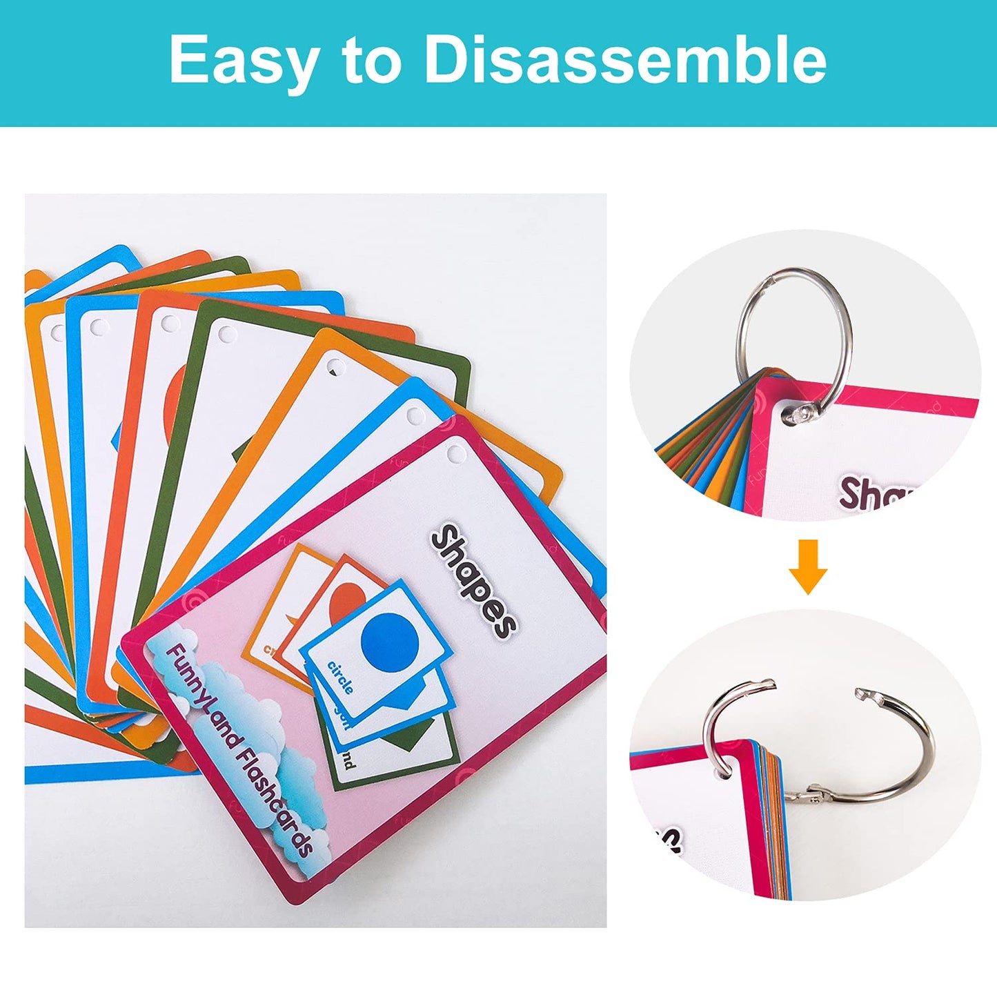 Lilias Shapes Flash Cards, Toddler Learning Toys, Preschool Learning Toys, Homeschool Supplies, Learning Supplies For Kindergart
