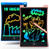 Bravokids 2 Pack Lcd Writing Tablet For Kids,10 Inch Colorful Doodle Board Drawing Pad For Kids, Kids Travel Toy Activity Game, Birthday Gifts For 3 4 5 6 Year Old Boys And Girls Toddlers