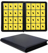 16 Pocket Card Binder 1000+ enhanced Zip Trading Card Binder Double Sided Pocket Card Binder Album Ringless Card Folder for MTG TCG Sports Card (Black 16Pockets)