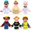 Civaner 6 Pcs Hand Puppet Set 11.8 Inch Plush Hand Puppets With Movable Mouth For Storytelling, Teaching, Preschool Education, R