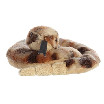 Aurora® Adorable Mini Flopsie™ Ruse Rattlesnake™ Stuffed Animal - Playful Ease - Timeless Companions - Brown 8 Inches