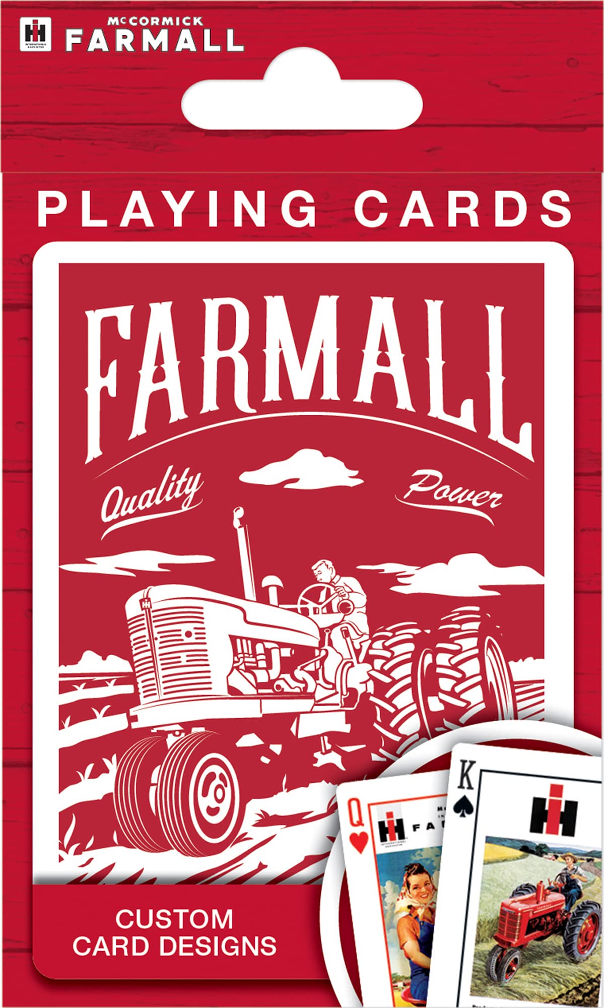 Baby Fanatics 92105: Farmall Case Ih - Playing Cards - enhanced Quality Educational and Fun Activity for Kids and Families - Great Gift Idea for Holidays Birthdays and Everyday Playtime