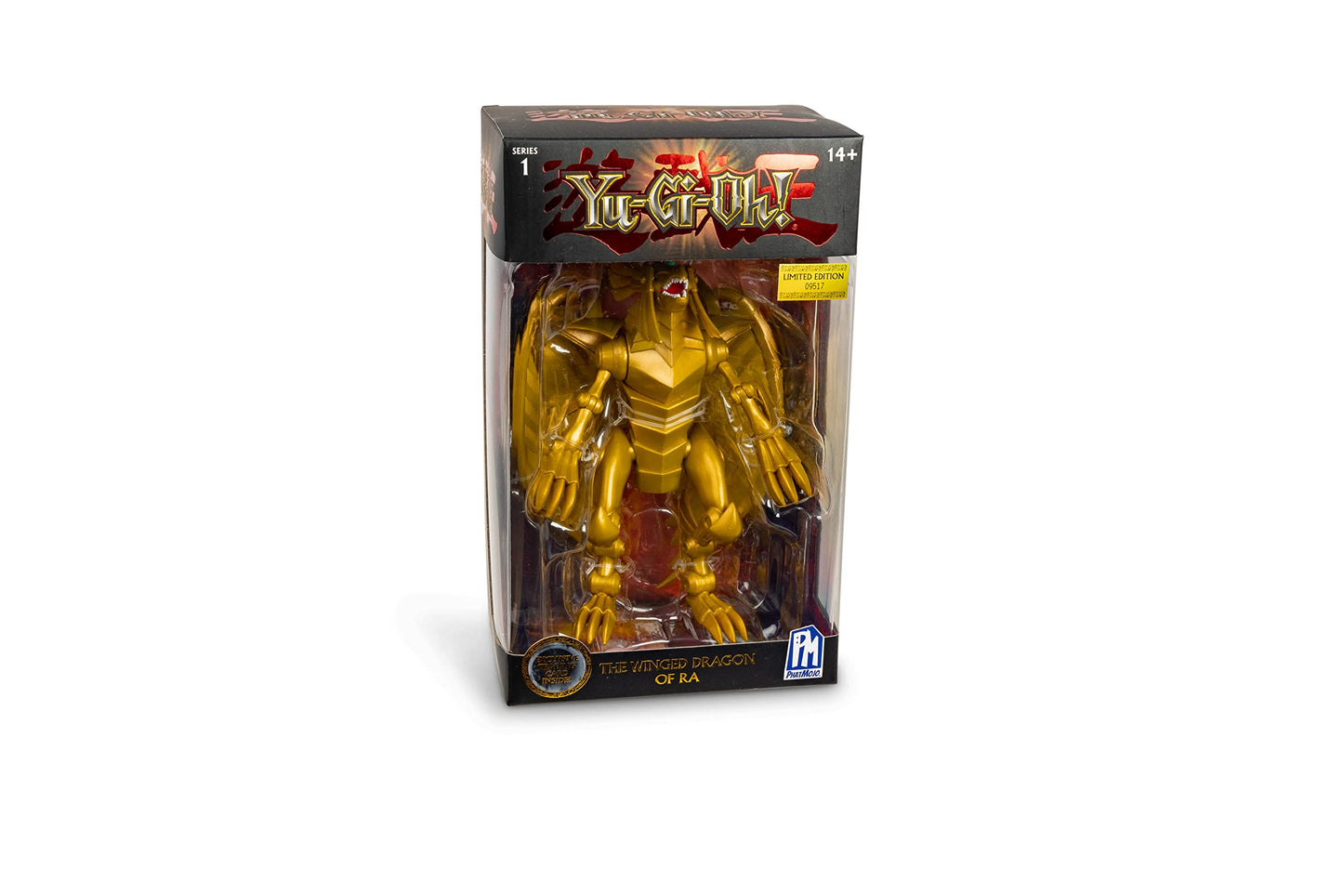 UCC Distributing Yu-Gi-Oh! 7" Articulated Action Figure - Limited Edition Golden Plastic with Exclusive Trading Card, Model UCD-YG-01