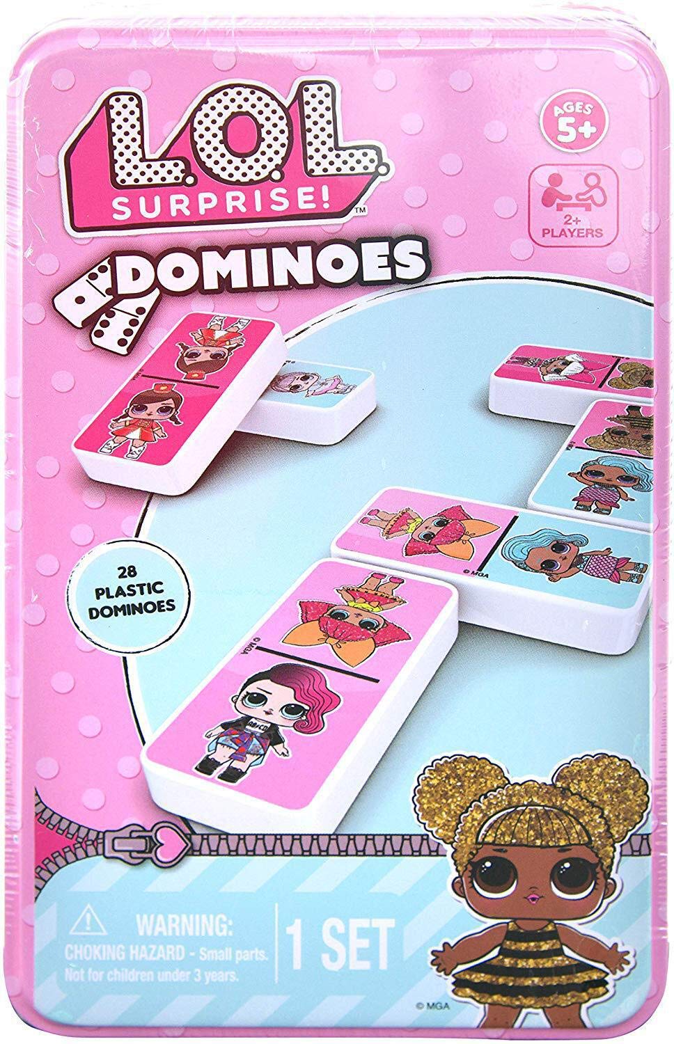 Upd Lol Dominoes Tin, Multicolor