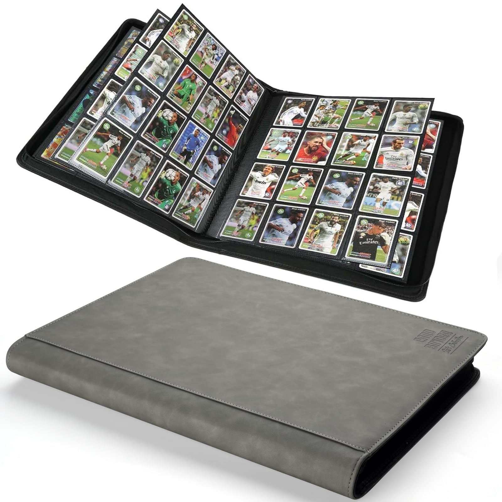 Arkeiliy enhanced Ringless Trading Card Binder - 1024 Capacity 16 Side Toytooth Arkeiliy enhanced Ringless Trading Card Binder - 1024 Capacity 16 Side Toytooth