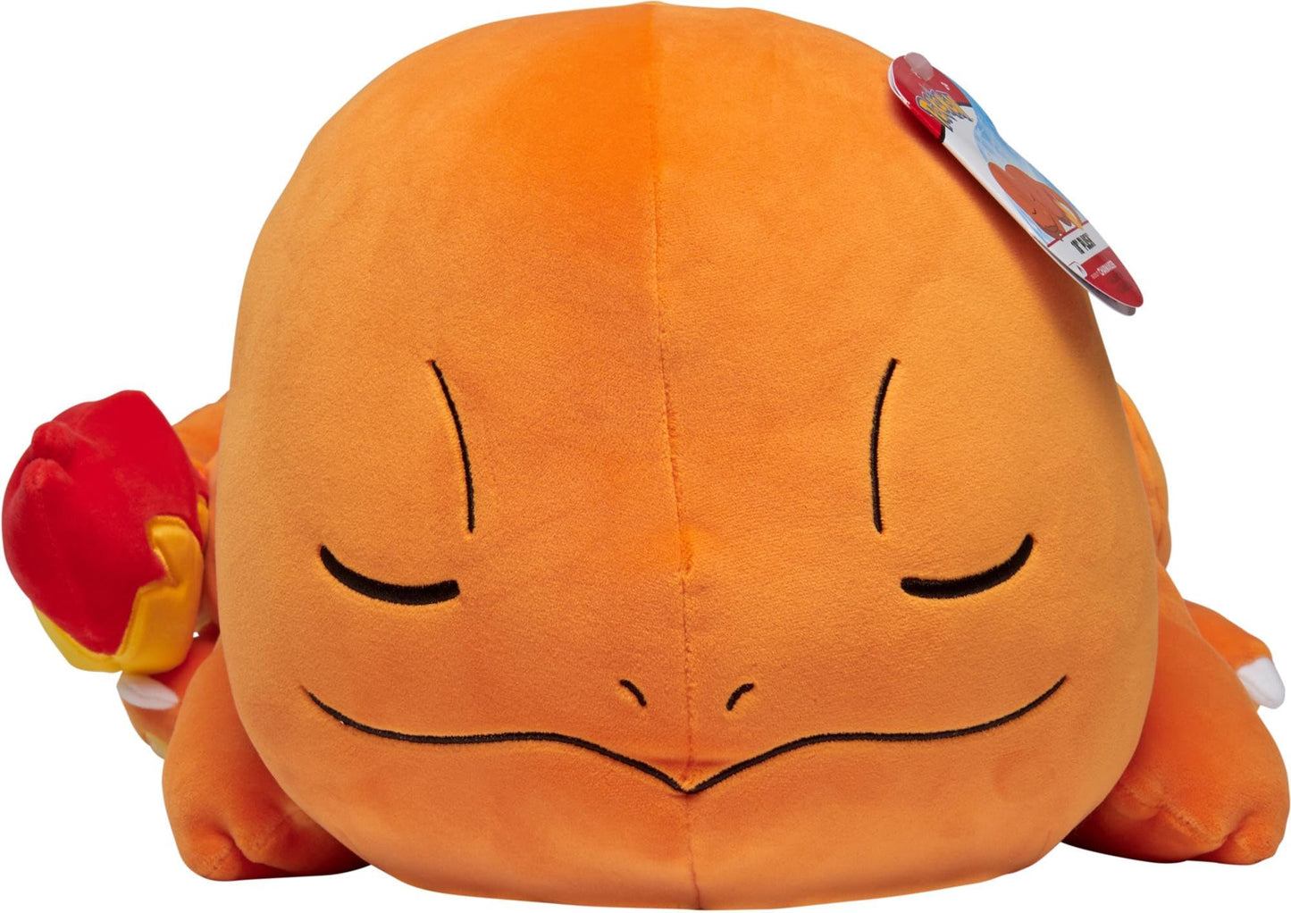 Pokemon Charmander Plush, 18-Inch Pokemon Plush Toy - Adorable Sleeping Charmander - Ultra-Soft Plush Material, Perfect For Play
