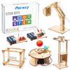 Poraxy 5 Set Stem Science Kits For Kids Age 8-12, Wooden Building Stem Projects 8-10, 3D Puzzles, Experiment Circuits Model, Toys For Ages 8-13, Gifts For Boys And Girls 6 7 8 9 10 11 12 13 Years Old