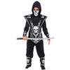 Morris Costumes FW110092SM Childs Ninja Skull Costume, Red & Black - Small