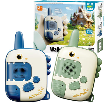 Kids Walkie Talkies Toys For Boys:Dinosaur Toys 2 Pack Birthday Gifts For 3 4 5-7 8 Year Old Boys Toys For 4 5 6 7 8-10 Year Old Camping Outdoor Games,Christmas Stocking Stuffers For Boys Girls