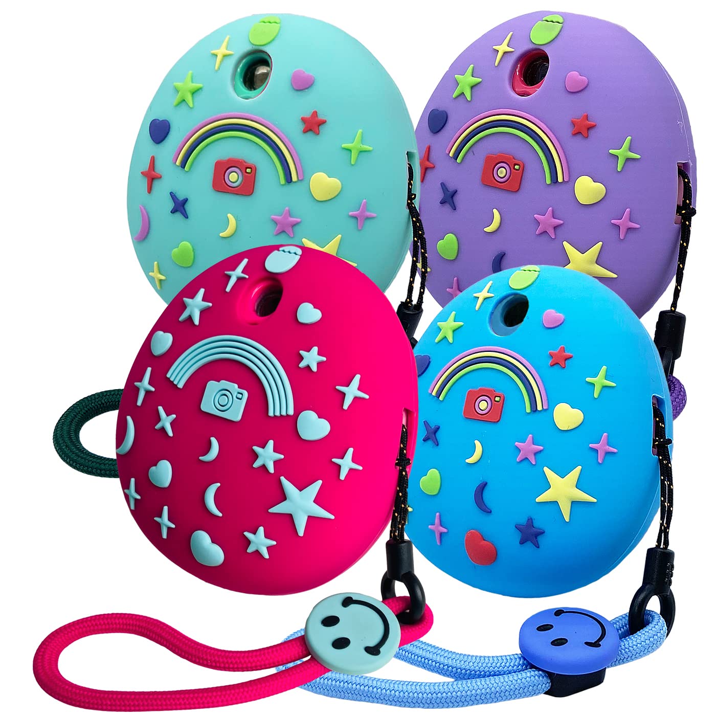 Jchpine Hard Carrying Case And Silicone Cover Compatible With Tamagotchi Pix Interactive Virtual Pet Game Machine, Screen Film P