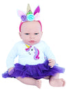 Mybrittany'S Purple Unicorn Outfit Fits 15-18 Inch Baby Dolls- 15 Inch Baby Doll Clothes